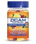 Zicam Cold Remedy Zinc Medicated Fruit Drops, Assorted Fruit, 25 Count (Pack of 2)