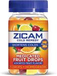 Zicam Cold Remedy Zinc Medicated Fruit Drops, Assorted Fruit, 25 Count (Pack of 2)