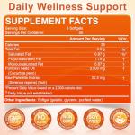 Pumpkin Seed Oil with Saw Palmetto, 3500mg Max Strength per Serving, 150 Softgels, Cold-Pressed with Essential Fatty Acids & Phytosterols, Supports Immune, Hair, Bladder & Prostate Health