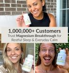 BIOptimizers Magnesium Breakthrough Supplement with 500mg - 7 Forms of Magnesium: Glycinate, Malate, Citrate, and More - Natural Support for Sleep and Cognitive Function -30 Capsules- Calming Vitamins