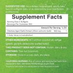 Odorless Aged Garlic, 500 Softgels – Enhanced with MCT Oil - Fresh Allium Sativum Bulb Source – 2-Years Aged Garlic Extract – Non-GMO, cGMP Manufactured