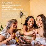 (2 Pack) 10 in 1 Magnesium Calcium Zinc Supplement with Vitamin C D3 K2, Glycinate Mag Vegan Liquid Drops Plus L-Theanine Boron Sea Moss Extract, Immune Support, Bone, Sleep & Leg Cramps, 1 Fl Oz