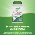 Nature's Way Saw Palmetto Berries, Traditional Prostate Support*, 585 mg per serving, Non-GMO Project Verified, Vegan, 100 Capsules (Packaging May Vary)