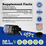 Magnesium Citrate Capsules 1000mg | High Absorption Supplement - Sleep, Muscle & Heart Support - Vegan | Non-GMO - Made in USA - As Powder | Pills | Tablets - 120 Capsules, 2 Month Supply