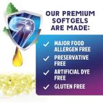 Vitamin E 400 IU Softgels - E Vitamin 180mg DL-Alpha, Antioxidant-Rich Dietary Supplement for Skin, Heart, and Immune Support, Bottled in USA, Easily Absorbed, Non-GMO & Gluten Free - 60 Softgels