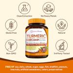 Doctor's Recipes Turmeric Softgel 750mg Curcuminoids (95%) with Ginger Extract (5% gingerols) for Antioxidant Function, Mobility & Flexibility, Black Pepper for Optimal Absorption, 90 Softgels