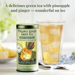 The Republic of Tea – Pineapple Ginger Daily Green Tea, 50 Tea Bag Tin