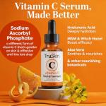 TruSkin Vitamin C Serum for Face – Anti Aging Face Serum with Hyaluronic Acid & Vitamin E – Brightening Formula for Improving Appearance of Dark Spots, Fine Lines & Wrinkles – All Skin Types, 1 fl oz
