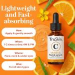 TruSkin Vitamin C Serum for Face – Anti Aging Face Serum with Hyaluronic Acid & Vitamin E – Brightening Formula for Improving Appearance of Dark Spots, Fine Lines & Wrinkles – All Skin Types, 1 fl oz