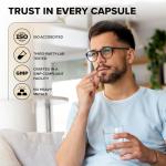 Garden of Herbz USDA Organic Milk Thistle Supplement 80% Silymarin – 250 mg with Beet Root & Artichoke Leaf Extract – Herbal Formula for Liver and Digestive Support, 120 Capsules