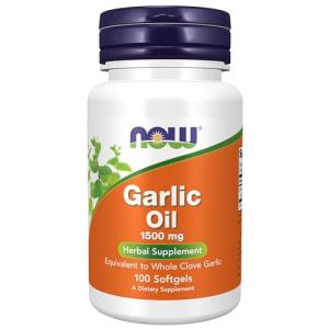 NOW Foods Garlic Oil 1500 mg, 100 Softgels