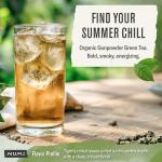 Numi Organic Gunpowder Green Tea Bags, 18-Count