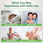 AOSORW Natural Cleansing Foot Pads - Ginger Mugwort Bamboo Vinegar - Relieves Stress and Fatigue - Improves Sleep and Supports Body Cleansing - Premium Foot Care - 30 Pads (Pack of 1)