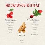 Urban Remedy Organic Superfruit C Shot – Acerola Cherry & Probiotics Blend for Immune & Digestive Support. Cold-Pressed Beet, Orange & Ginger Juice. Gluten-Free, Dairy-Free, Non-GMO, 2 fl oz