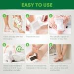 AOSORW Natural Cleansing Foot Pads - Ginger Mugwort Bamboo Vinegar - Relieves Stress and Fatigue - Improves Sleep and Supports Body Cleansing - Premium Foot Care - 30 Pads (Pack of 1)