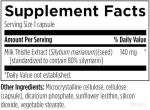 Milk Thistle Extract for Liver Detox Support - 90 Capsules