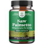 Extra Strength Saw Palmetto Extract - Advanced Herbal Complex for Hair Health and Urinary Support with Plant Sterols & Flavonoids - Potent Herbal Supplement with 500mg per Serving - 200 Capsules
