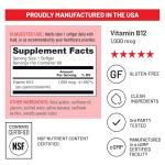 NatureWise Vitamin B12 1000 mcg - Dietary Supplement for Supporting Energy Metabolism, Mental Clarity, Nervous System Health - Easy-to-Swallow, Soy & Gluten-Free, Non-GMO - 60 Softgels[60-Day Supply]