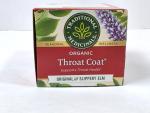 Traditional Medicinals Tea, Organic Throat Coat, Supports Throat Health, 16 Tea Bags