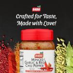 Badia Minced Garlic & Red Chili Pepper 8 oz – Spicy Savory Blend with Garlic and Crushed Red Pepper Flakes