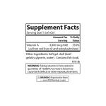 Carlson - Vitamin A, 10000 IU (3000 mcg RAE), Vision Health, 100 Softgels