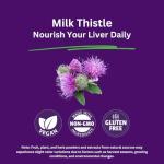 Paradise Herbs Milk Thistle, Active Whole Spectrum Extract, Super Potent, Ultra Pure, Vegan, Non GMO, Gluten Free, 120 Vegetarian Capsules