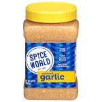 Spice World Minced Garlic – Bulk 48 oz Garlic Container – Ready-to-Use Seasonings for Cooking, Reduce Prep Work and Easily Add Flavor
