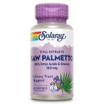 SOLARAY Saw Palmetto Extract - Prostate Health and Urinary Tract Support - 136 mg Fatty Acids and Sterols - Lab Verified, 60-Day Money-Back Guarantee (60 Servings, 60 Softgels)