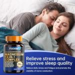 Magnesium Complex 700mg – 12-in-1 Magnesium Supplement with Glycinate, Citrate, Malate, Oxide, Taurate & More – High Absorption for Muscle, Heart, Sleep, Bone, Nerve Support –120 Capsules