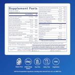 Pure Encapsulations O.N.E. Multivitamin - Once Daily Multivitamin with Antioxidant Complex Metafolin, CoQ10, and Lutein to Support Vision, Cognitive Function, and Cellular Health* - 30 Capsules