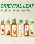 ORIENTAL LEAF Unsweetened Iced Tea – Bottled Green Tea, 16.9 FL oz bottles (Pack of 15), Brewed Tea Drinks, Sugar Free, 0 Calories