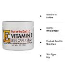 Fruit of the Earth Vitamin E Skin Care Cream 4 Ounce Cream