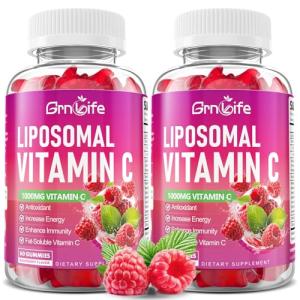 GrnLife Liposomal Vitamin C Gummies 1000mg, 120 Count