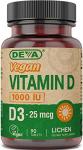 Deva Vegan Vitamin D3 1000 IU - 90 Tablets