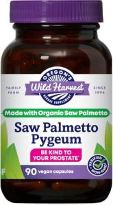 Organic Saw Palmetto and Pygeum Vegan Capsules - 90 Count