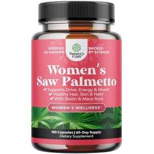 Extra Strength Saw Palmetto Hair Vitamins 500mg