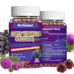 Milk Thistle Gummies for Liver Detox, 60 Count
