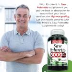 FITO MEDIC Saw Palmetto Capsules - 120 Count