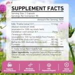 Organic Milk Thistle Liver Support with Dandelion & Turmeric