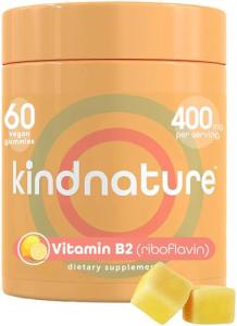 kindnature Vitamin B2 Gummies - Vegan Riboflavin 400mg