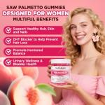 NATISLAND Organic Saw Palmetto Gummies for Women
