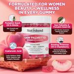NATISLAND Organic Saw Palmetto Gummies for Women