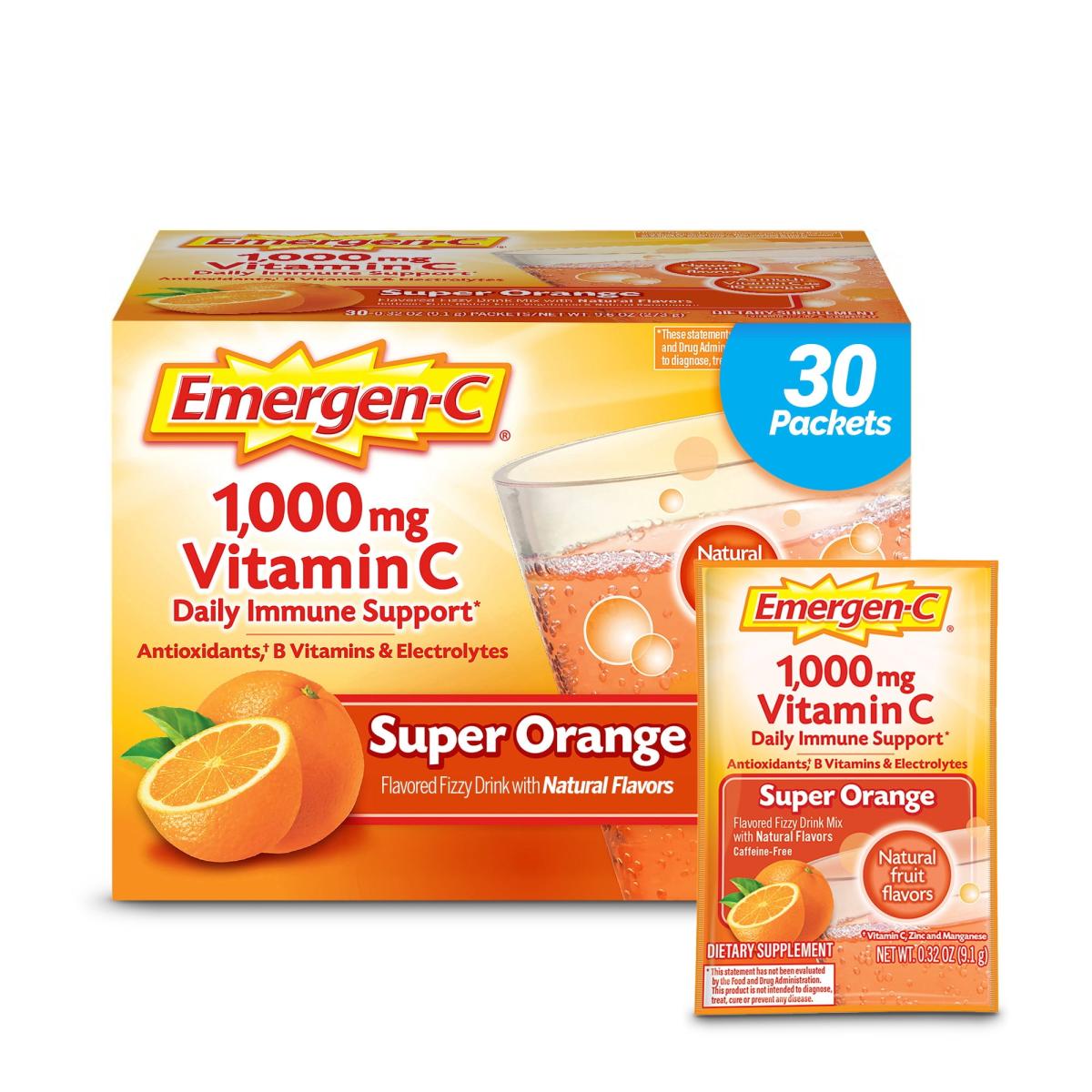 Emergen-C - Effervescent Vitamin C Supplements for Everyday Wellness