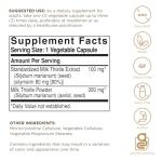 Solgar Milk Thistle 100 mg - 250 Veggie Caps