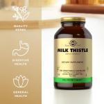 Solgar Milk Thistle 100 mg - 250 Veggie Caps