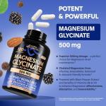 Magnesium Glycinate 500 mg - High Absorption Support