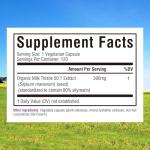 Organic Milk Thistle Supplement for Liver Health