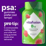 Vitafusion Raspberry B12 Gummies, 60ct