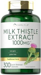 Carlyle Milk Thistle Extract - 300 Vegetarian Capsules