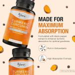 Pure By Nature Turmeric Curcumin with Black Pepper Capsules